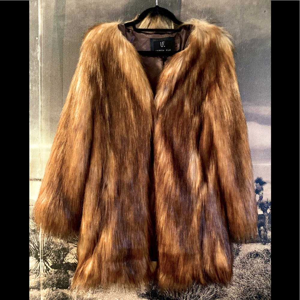 UNREAL FUR Wanderlust Faux Fur Jacket Coat